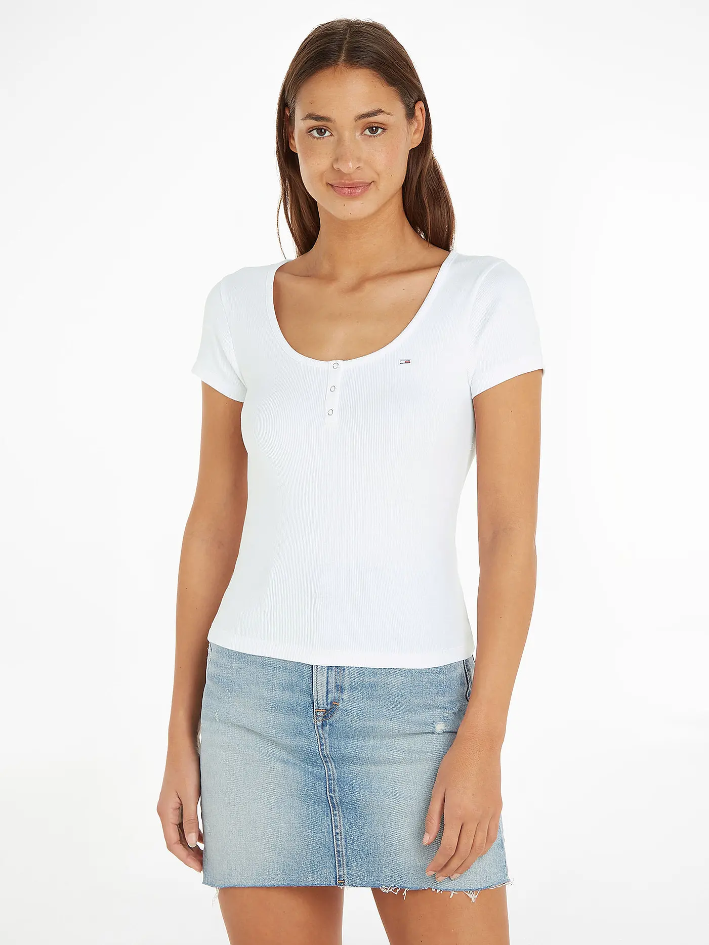 TOMMY JEANS | T-Shirt | weiss